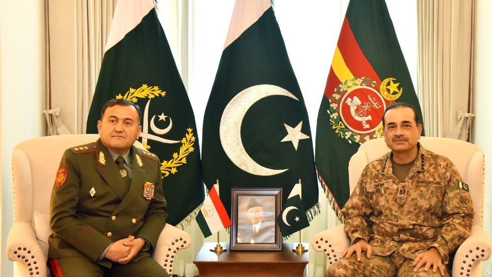 Pakistan, Tajikistan pledge stronger defense, regional security cooperation